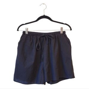 Bronzesnake Women's Black Bonnie Drawstring Shorts Size US M NWT